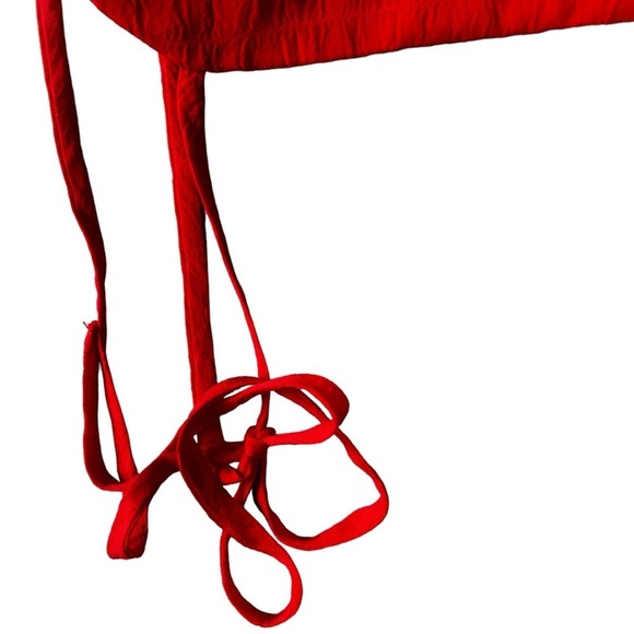 Lovers + Friends Revolve Amy Cherry Red Ruched Mini Dress Size XS - Picture 9 of 15